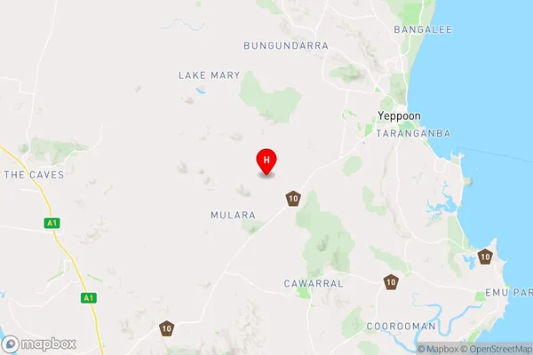 Mulara,Queensland Area Map