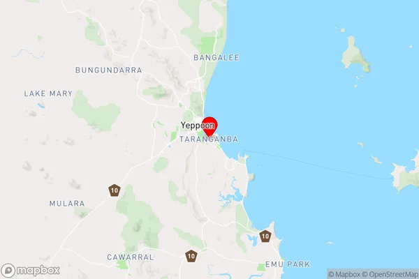 Taranganba,Queensland Area Map