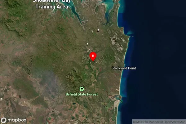 Weerriba,Queensland Satellite Map