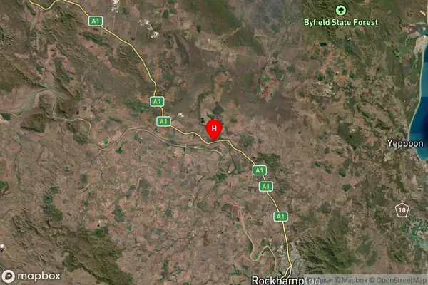 Yaamba,Queensland Satellite Map