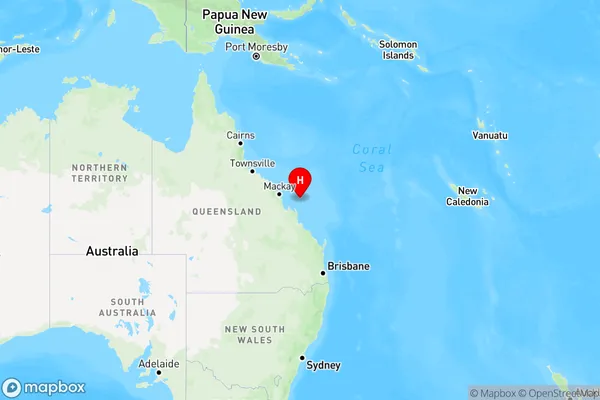 The Percy Group,Queensland Region Map