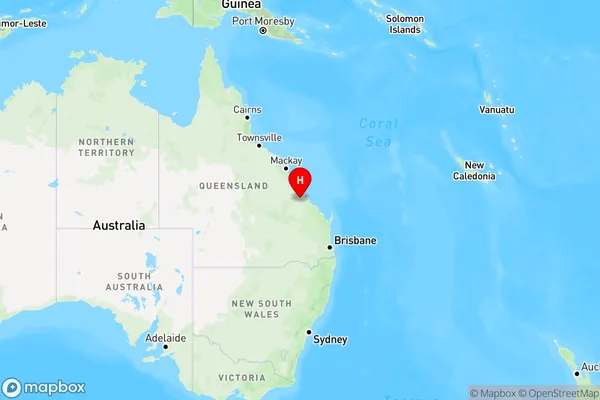 Nine Mile Creek,Queensland Region Map