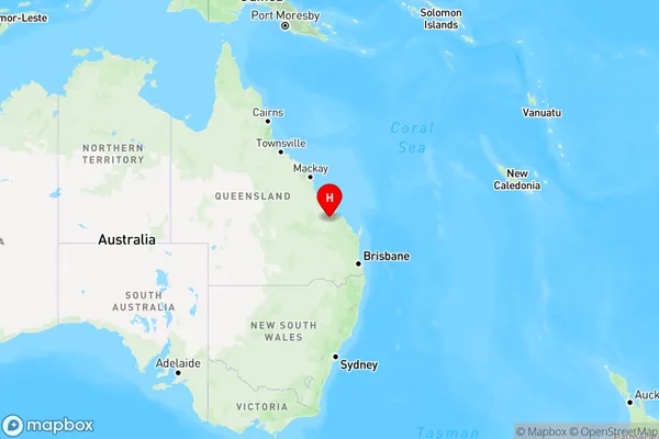 Dumgree,Queensland Region Map