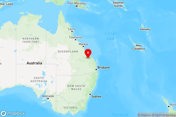 Thangool,Queensland Region Map