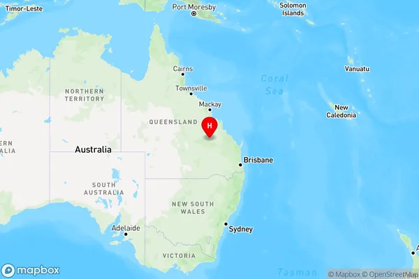 Dromedary,Queensland Region Map