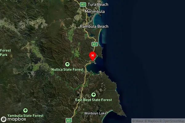 Eden,New South Wales Satellite Map