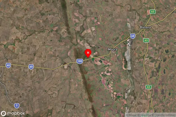 Warnoah,Queensland Satellite Map