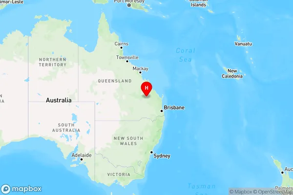 Cracow,Queensland Region Map