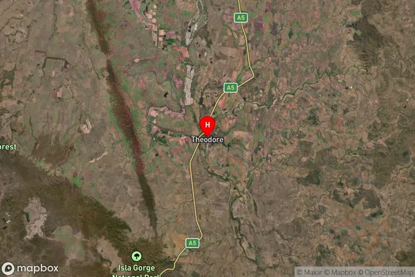 Theodore,Queensland Satellite Map