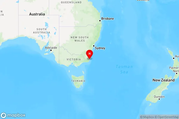 Edrom,New South Wales Region Map