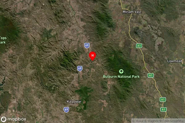 Builyan,Queensland Satellite Map