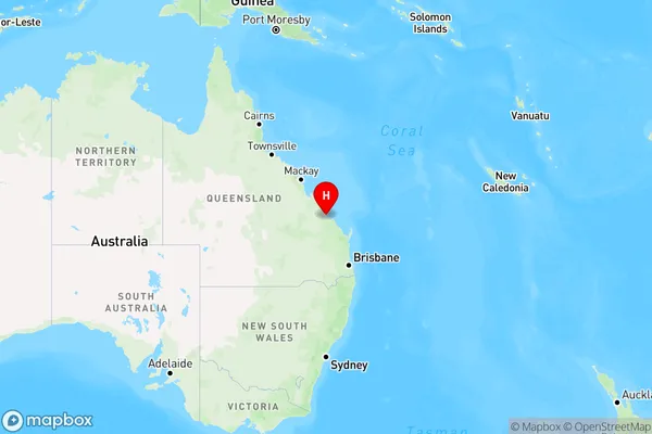 Burua,Queensland Region Map