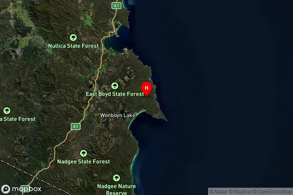 Green Cape,New South Wales Satellite Map