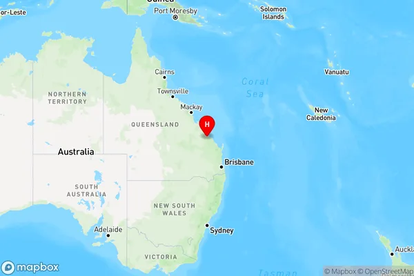 Diglum,Queensland Region Map