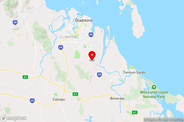 Oconnell,Queensland Area Map