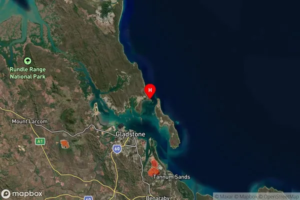 South End,Queensland Satellite Map