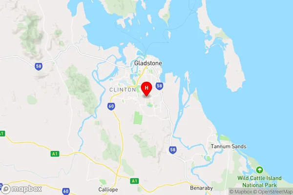 Telina,Queensland Area Map