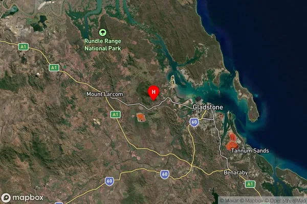 Yarwun,Queensland Satellite Map