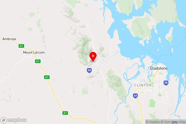 Yarwun,Queensland Area Map