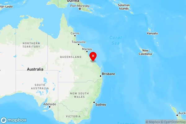 Bracewell,Queensland Region Map