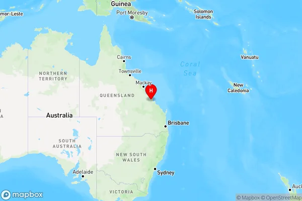 Rockhampton Hospital,Queensland Region Map