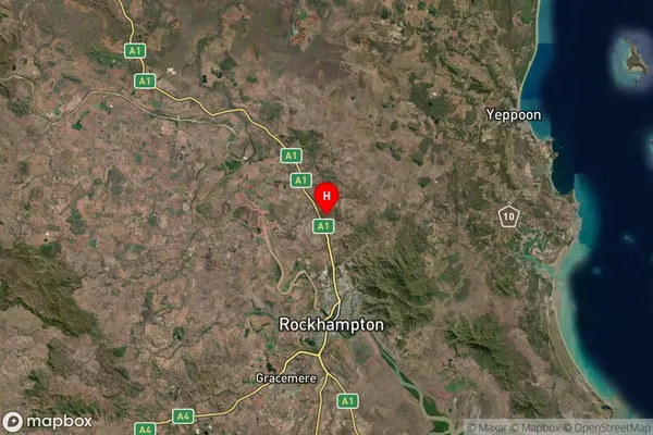 Rockyview,Queensland Satellite Map