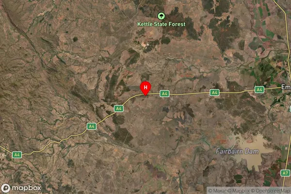 Anakie,Queensland Satellite Map