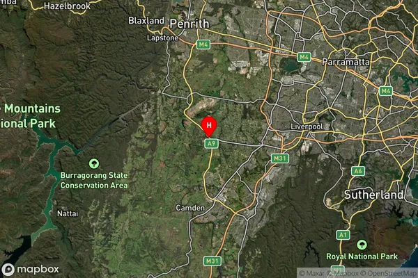 Bringelly,New South Wales Satellite Map