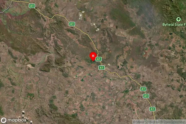 Canoona,Queensland Satellite Map