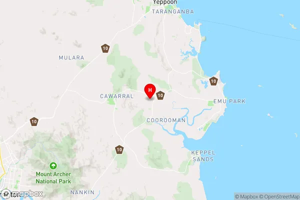 Coorooman,Queensland Area Map