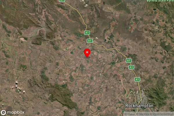 Garnant,Queensland Satellite Map