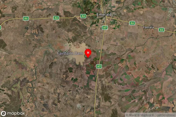 Gindie,Queensland Satellite Map