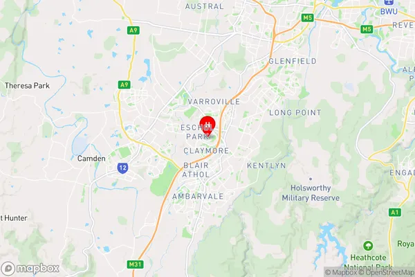 Eagle Vale,New South Wales Area Map