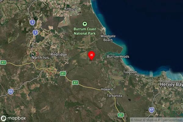 Buxton,Queensland Satellite Map