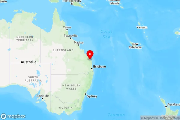 Buxton,Queensland Region Map