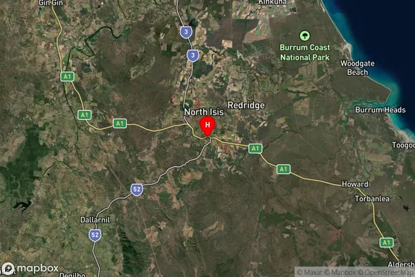 Childers,Queensland Satellite Map