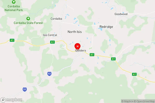 Childers,Queensland Area Map