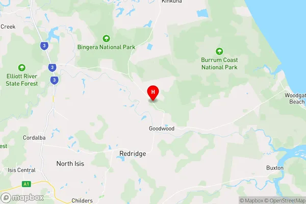 Goodwood,Queensland Area Map