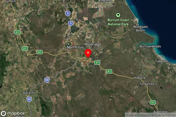 Horton,Queensland Satellite Map