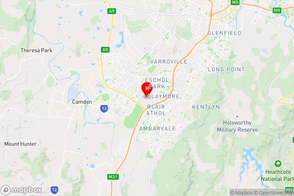 Blairmount,New South Wales Area Map