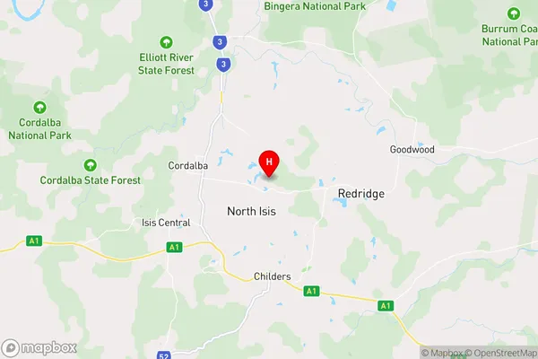 North Isis,Queensland Area Map