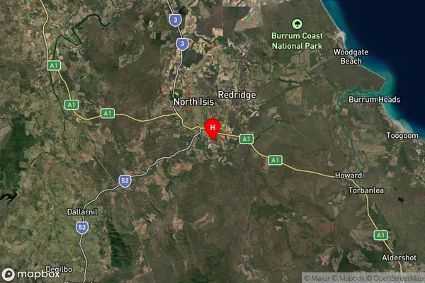 South Isis,Queensland Satellite Map