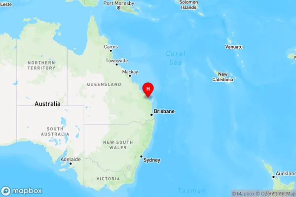 Ashfield,Queensland Region Map