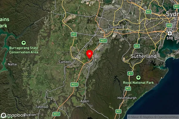 Claymore,New South Wales Satellite Map