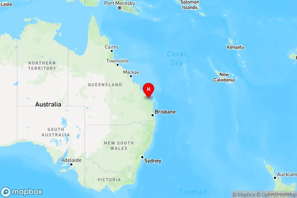 Avoca,Queensland Region Map