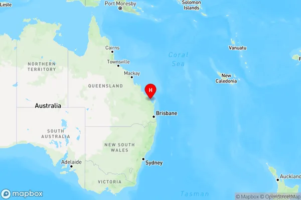 Bargara,Queensland Region Map