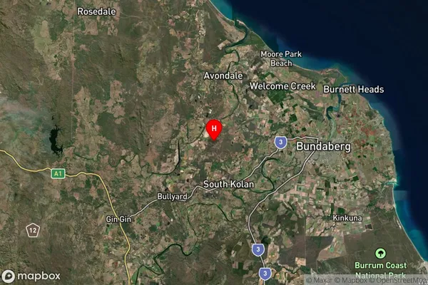 Bucca,Queensland Satellite Map