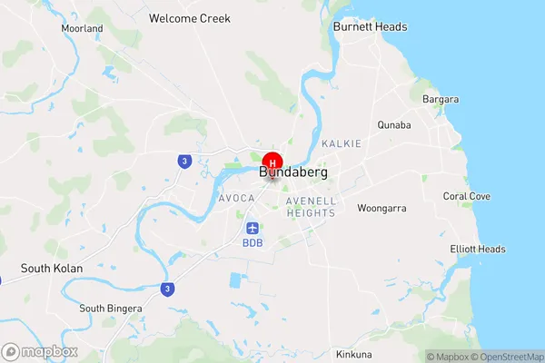 Bundaberg West,Queensland Area Map