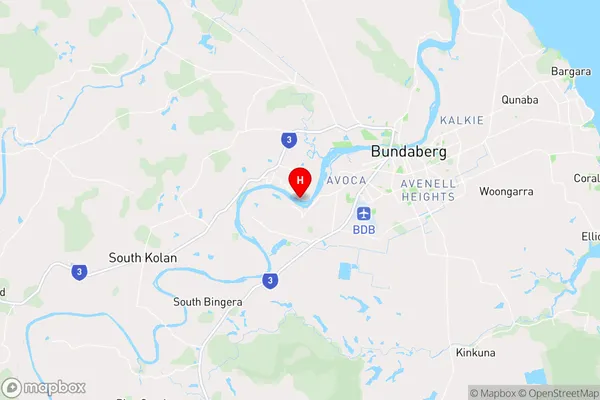 Burnett Downs,Queensland Area Map