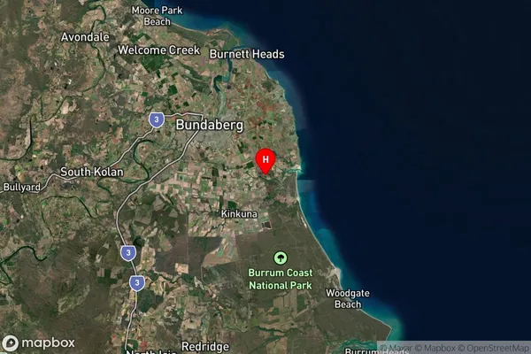 Calavos,Queensland Satellite Map